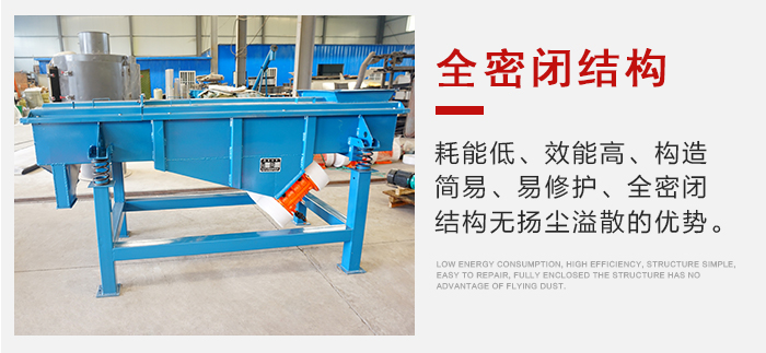 石子振動篩采用全封閉式產品結構,減少環境的污染